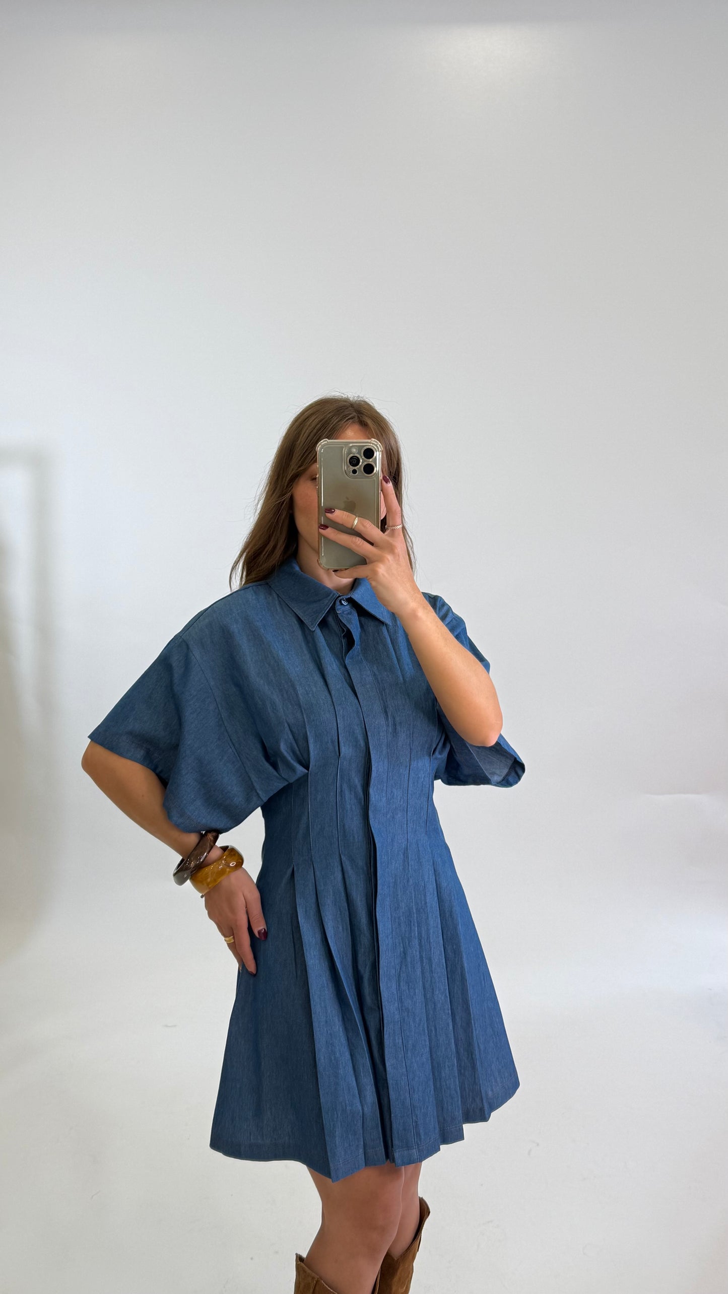 KOSTUMN1 Abitino Chambray Denim