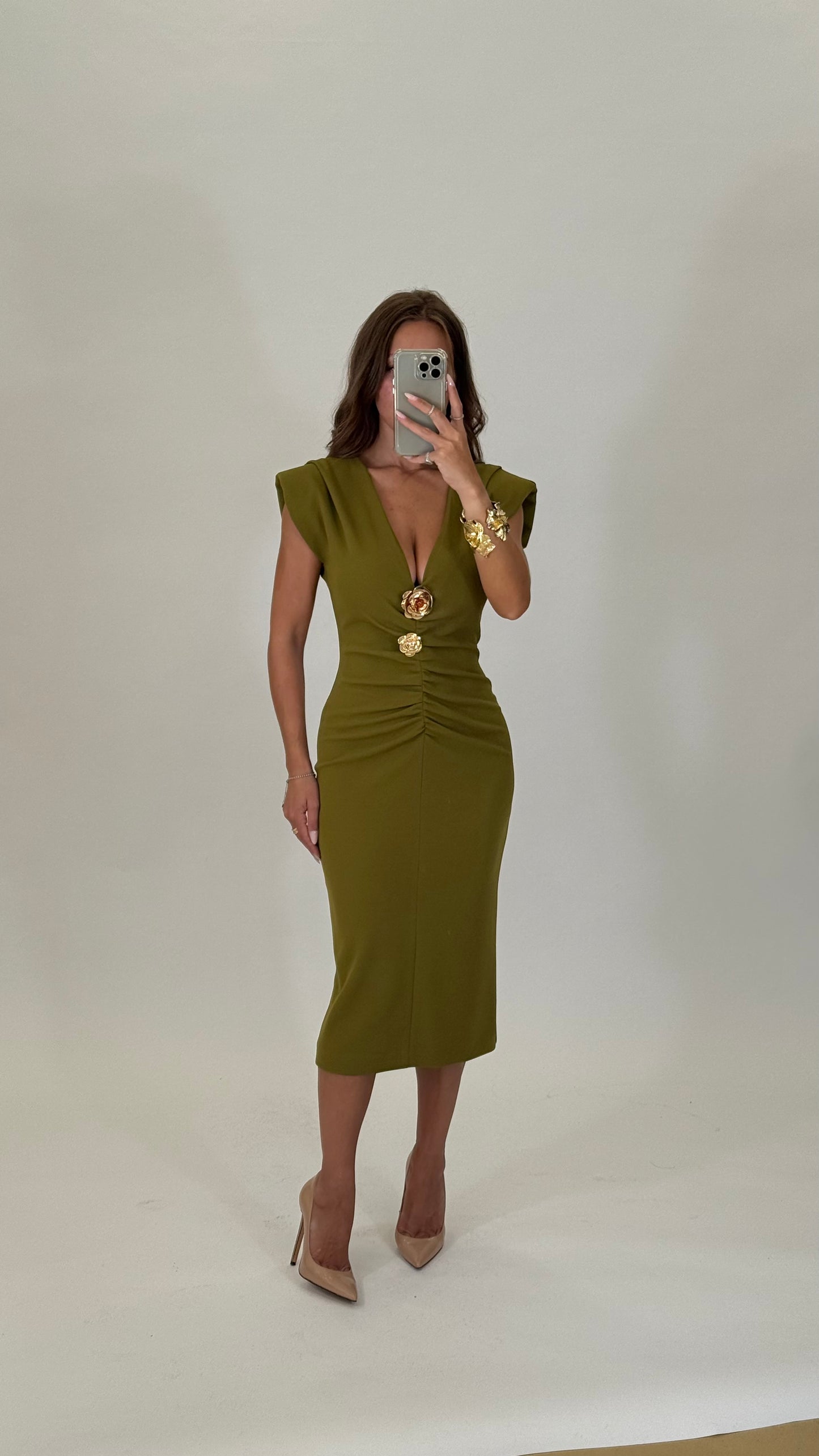 HAVEONE Tubino Carlotta Verde olio