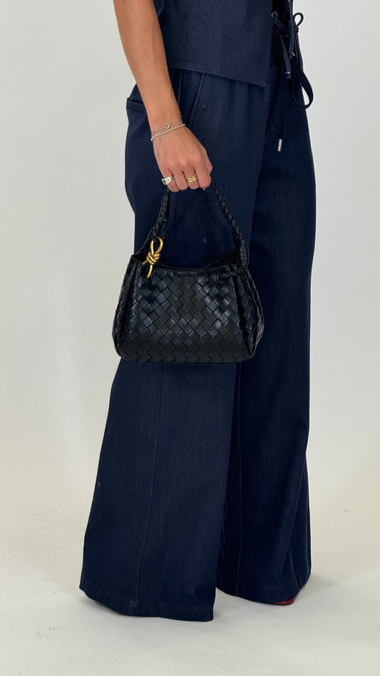 Borsa EcoPelle Parachute Nera