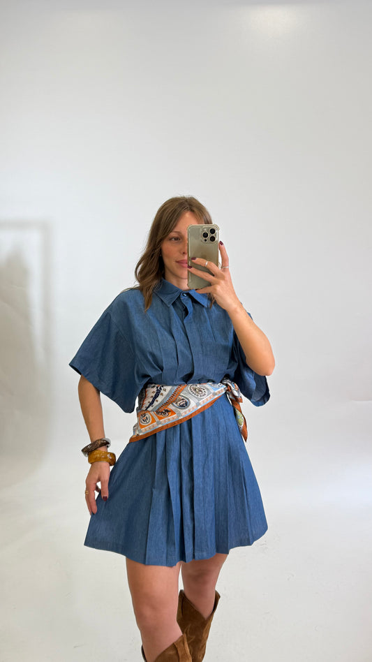KOSTUMN1 Abitino Chambray Denim
