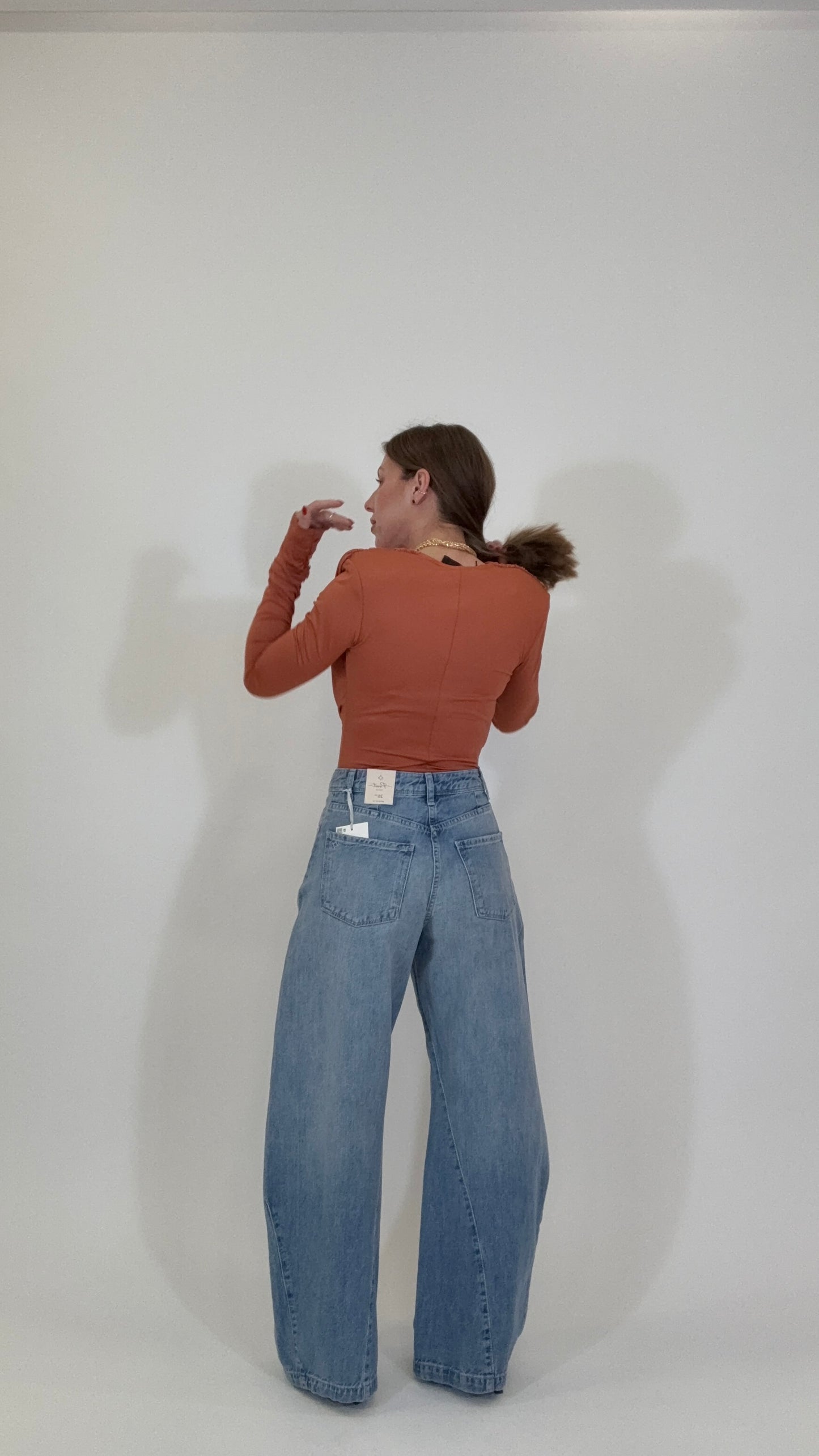 Jeans Loose Barrel Leg