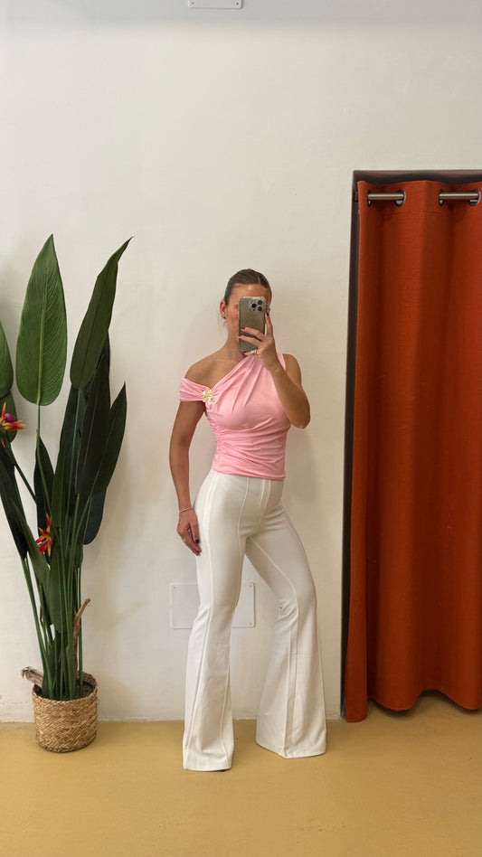 Pantalone Essential Bianco