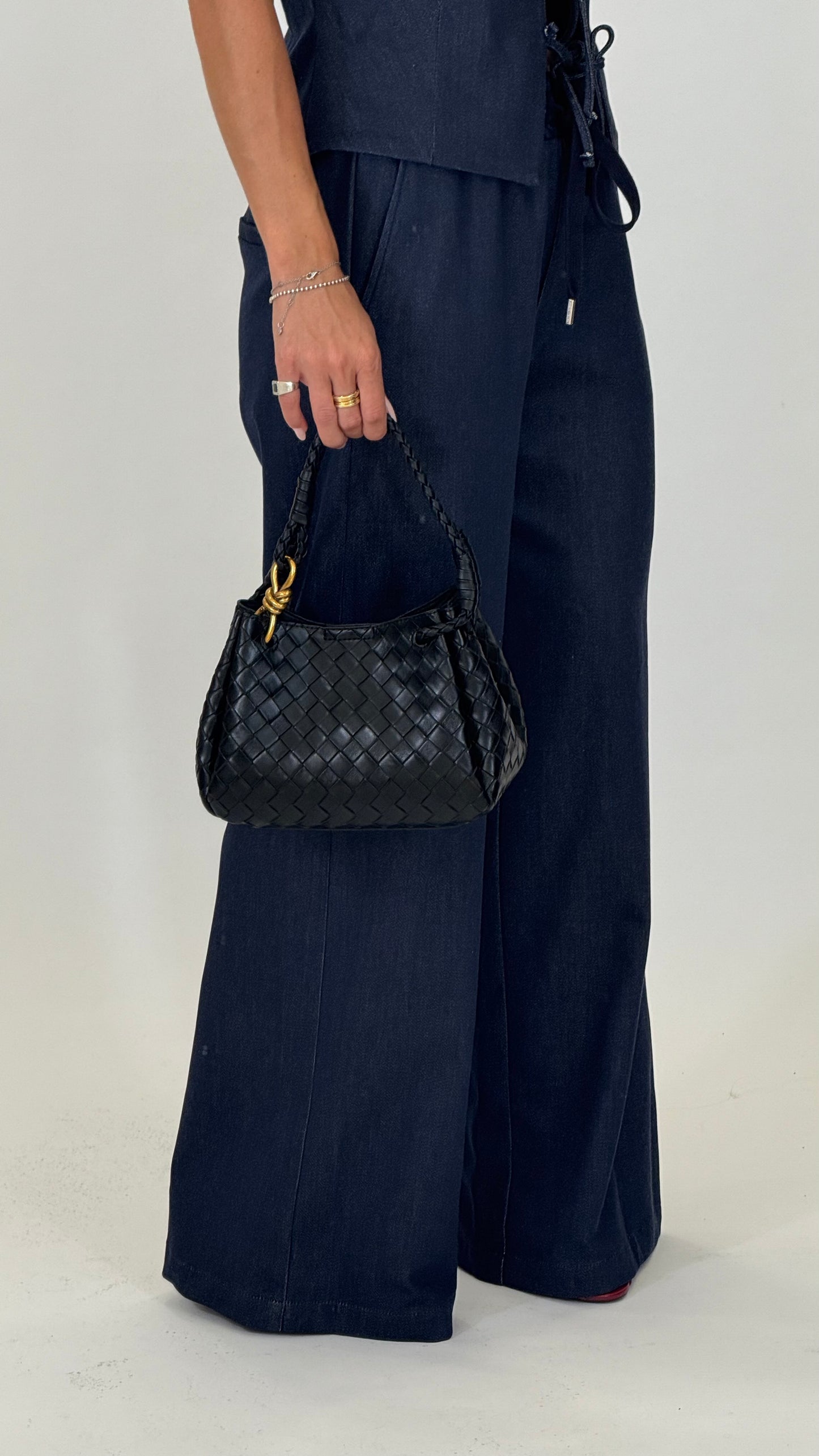 Borsa EcoPelle Parachute Nera