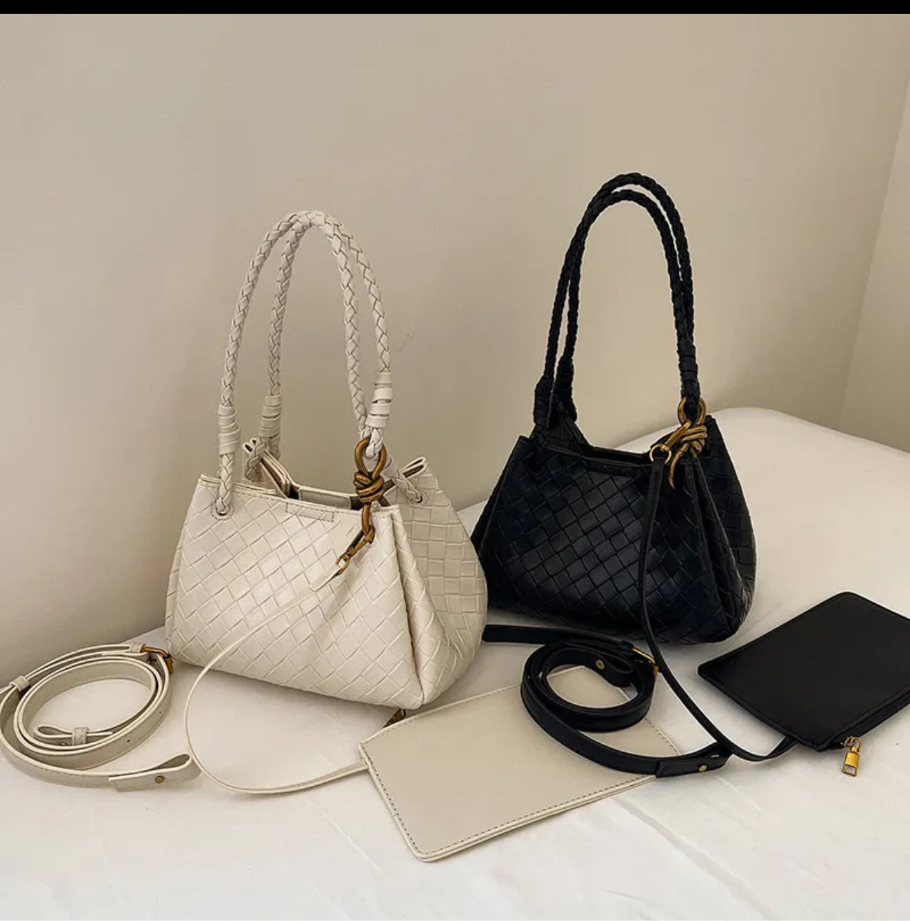 Borsa EcoPelle Parachute Nera