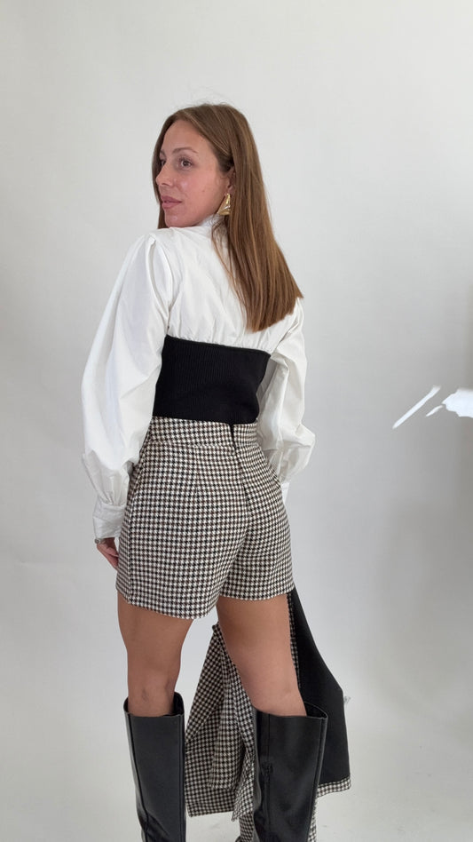 Shorts Pied de Poule