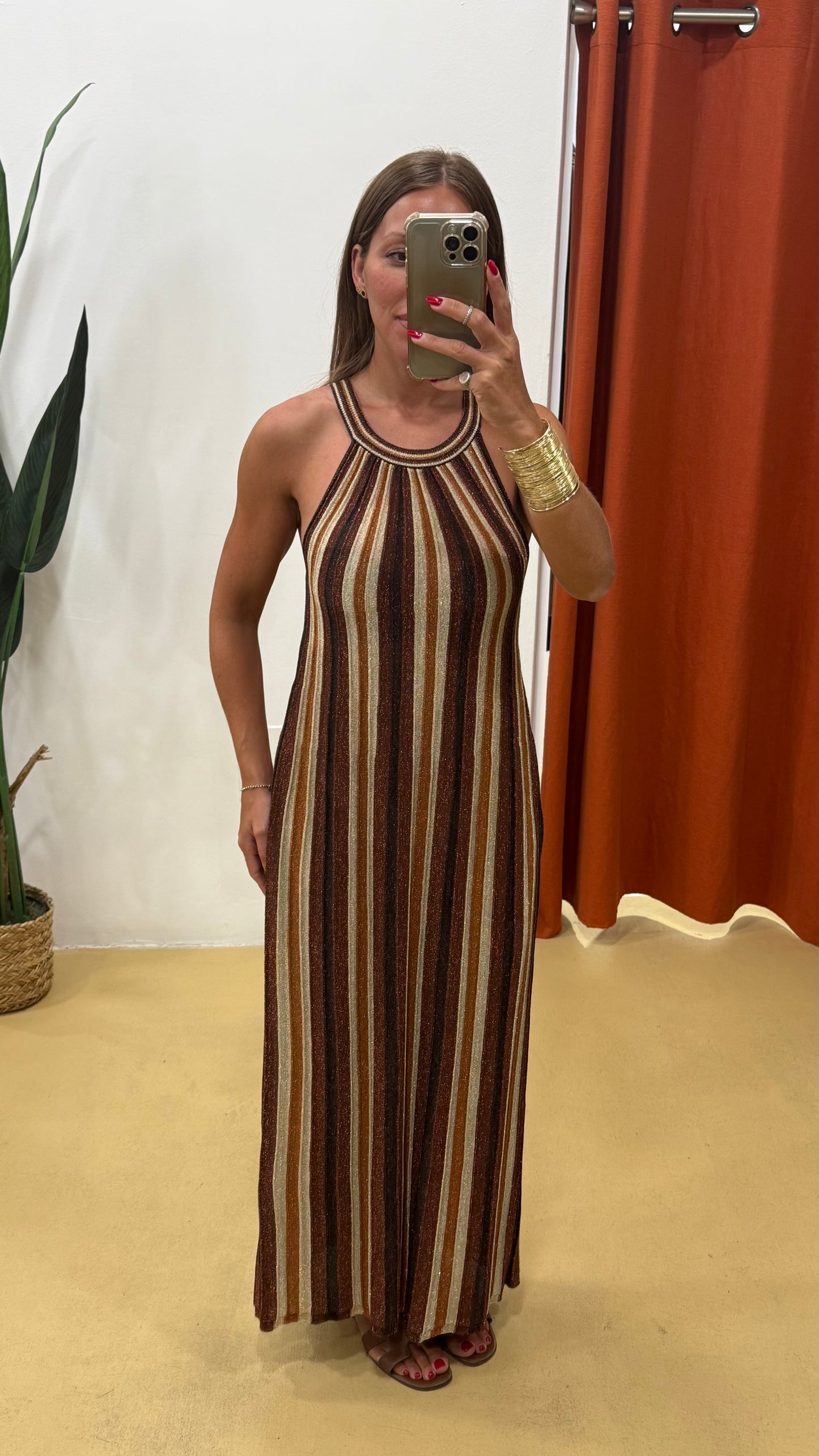 Abito Lurex Coccio
