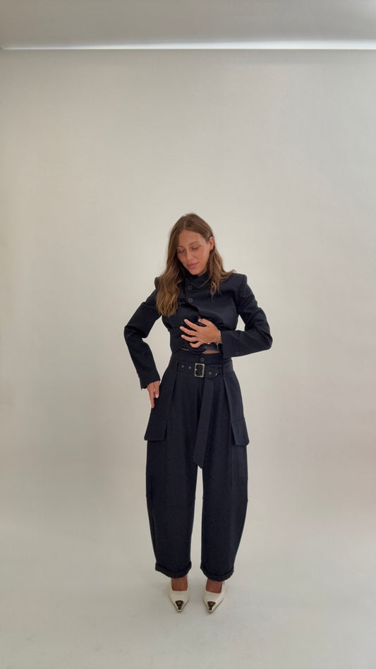 HAVEONE Pantaloni Cargo Blu