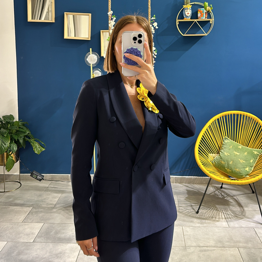 Tailleur Doppiopetto Blu Navy Made in Italy