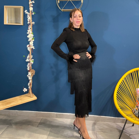 Longuette Bandage Frange