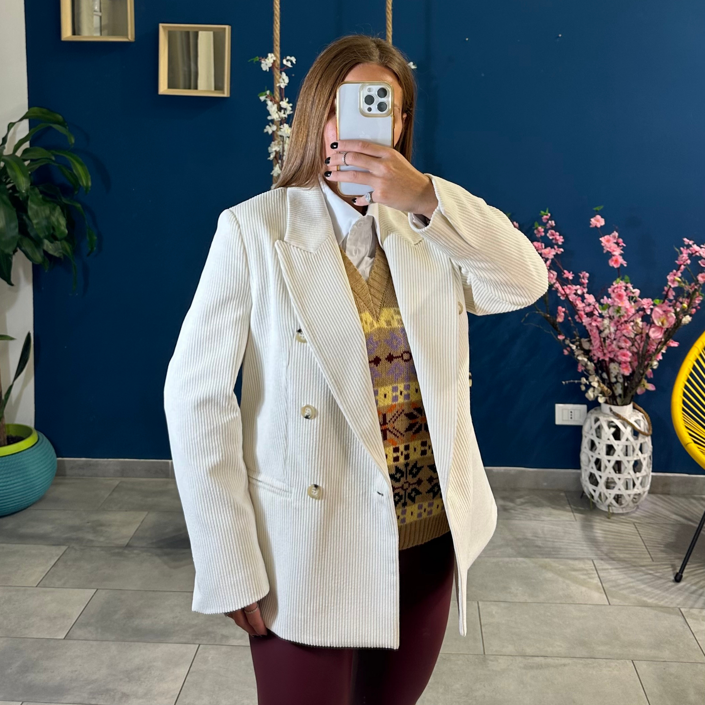 PLEASE Blazer Velluto