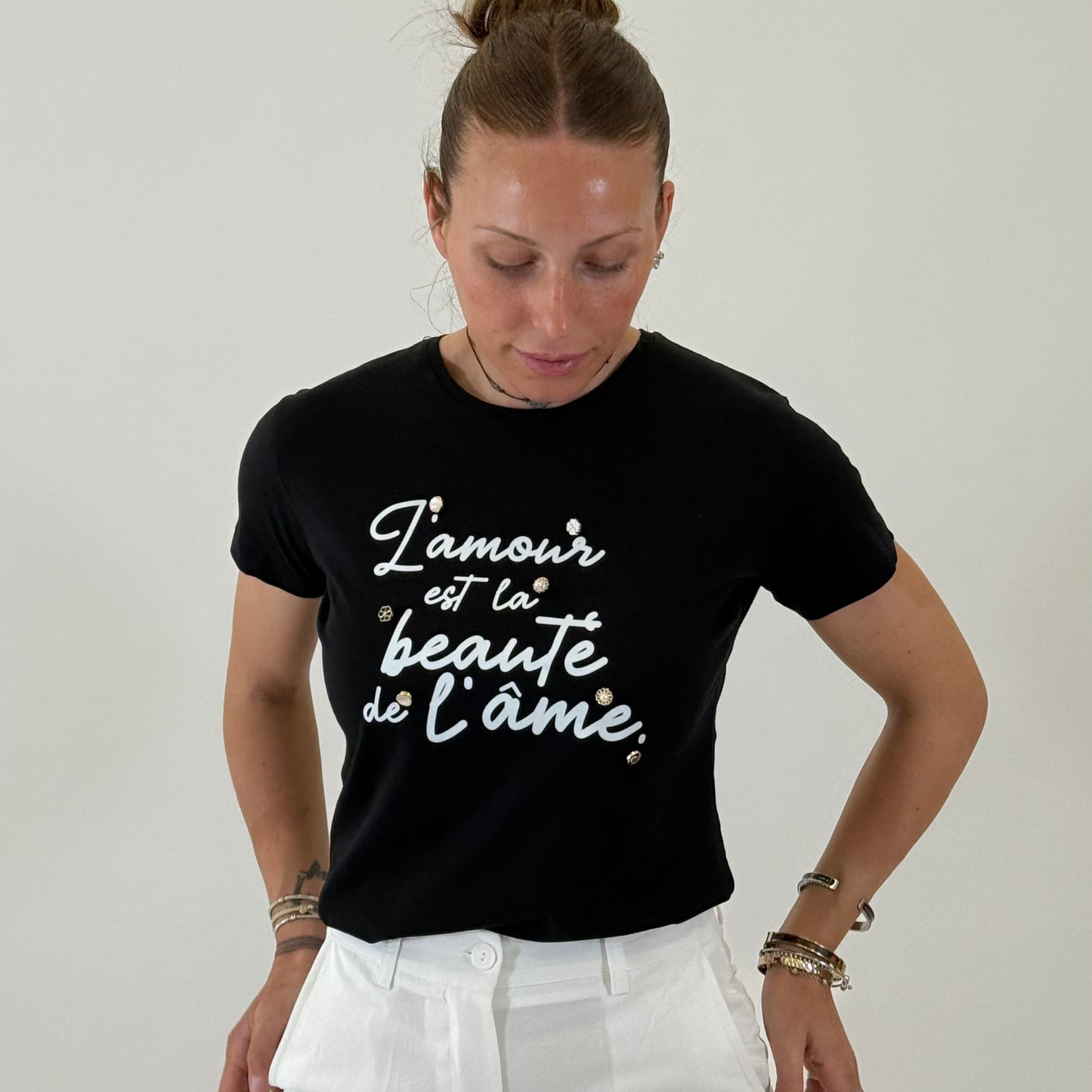 PLEASE T-shirt "L'amore è la bellezza dell'anima"