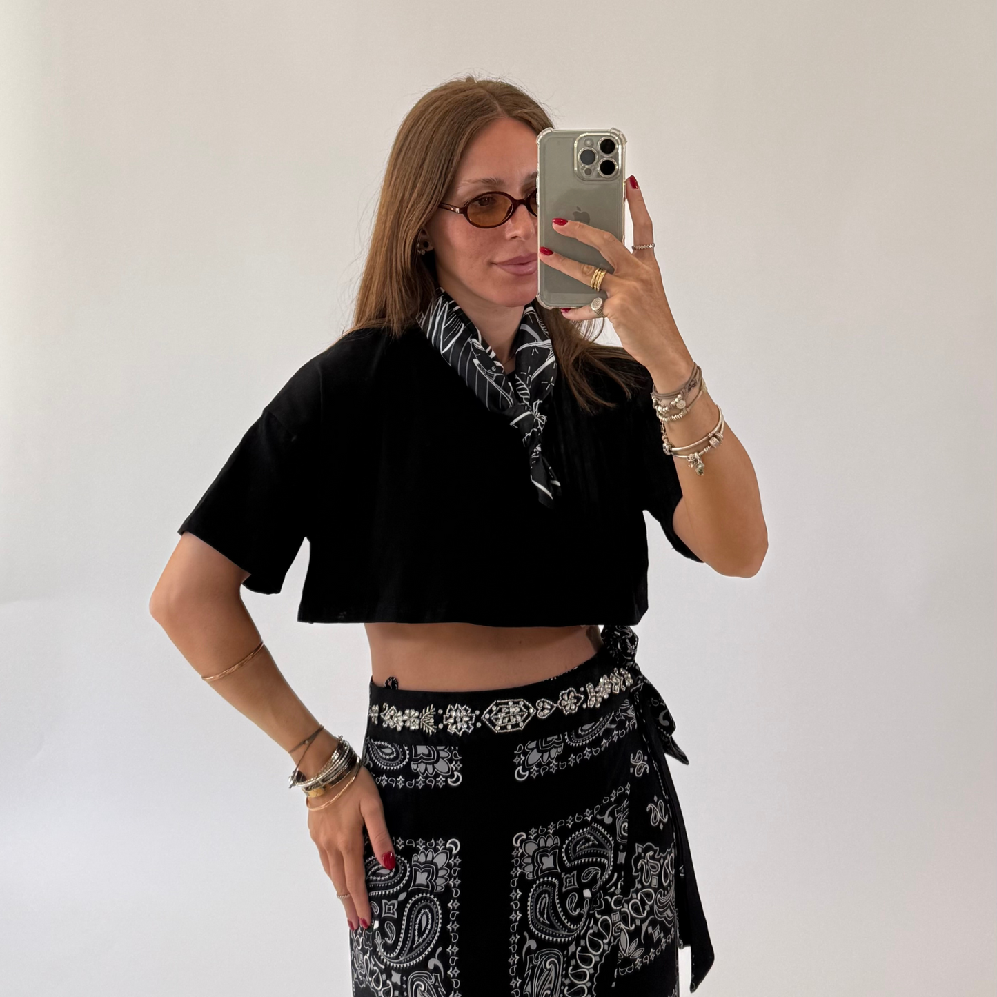 T-shirt Cropped "Più colori"