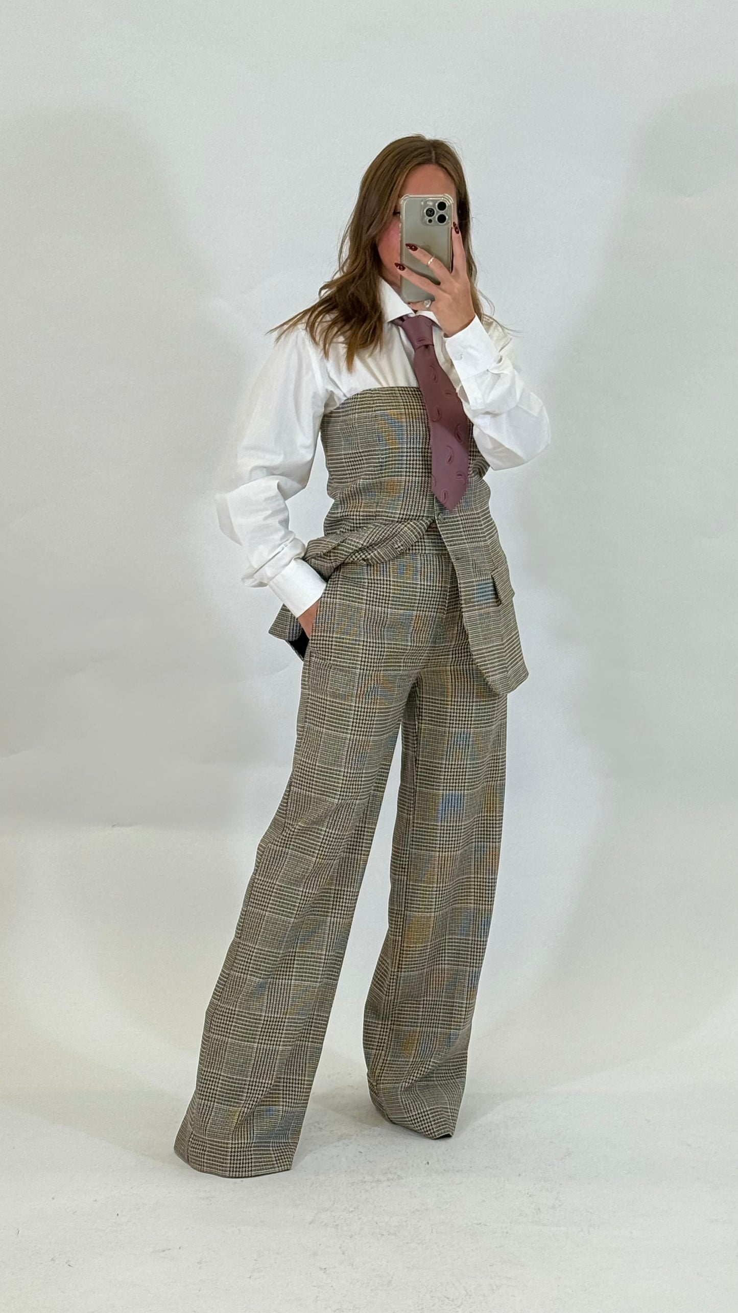 KOSTUMN1 Pantaloni Principe di Galles