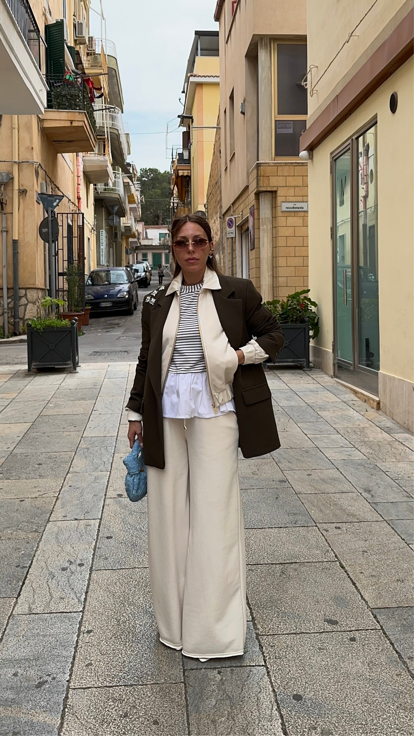 HAVEONE Pantalone Tuta Burro