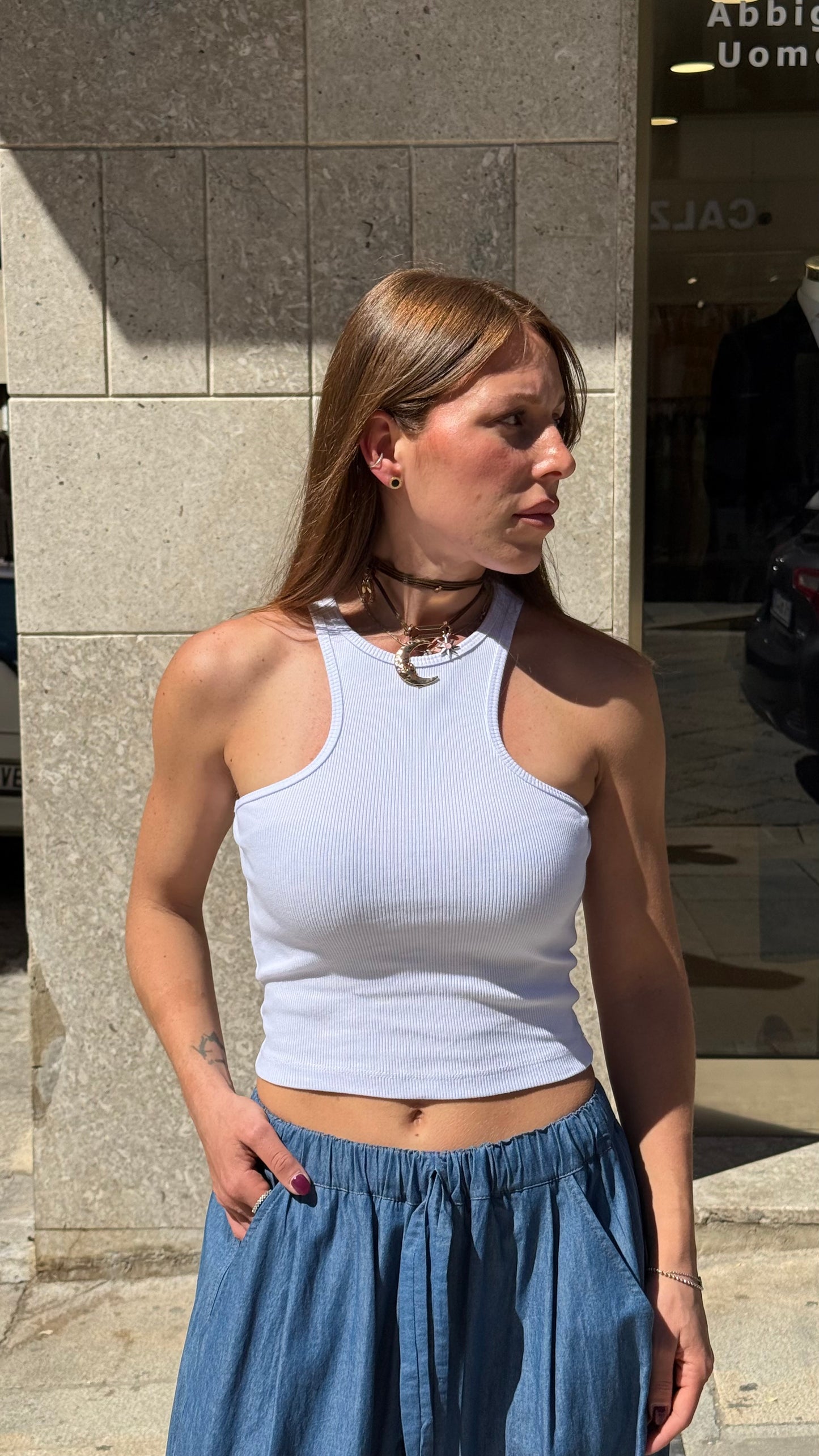 KOSTUMN1 Canotta con Bustier