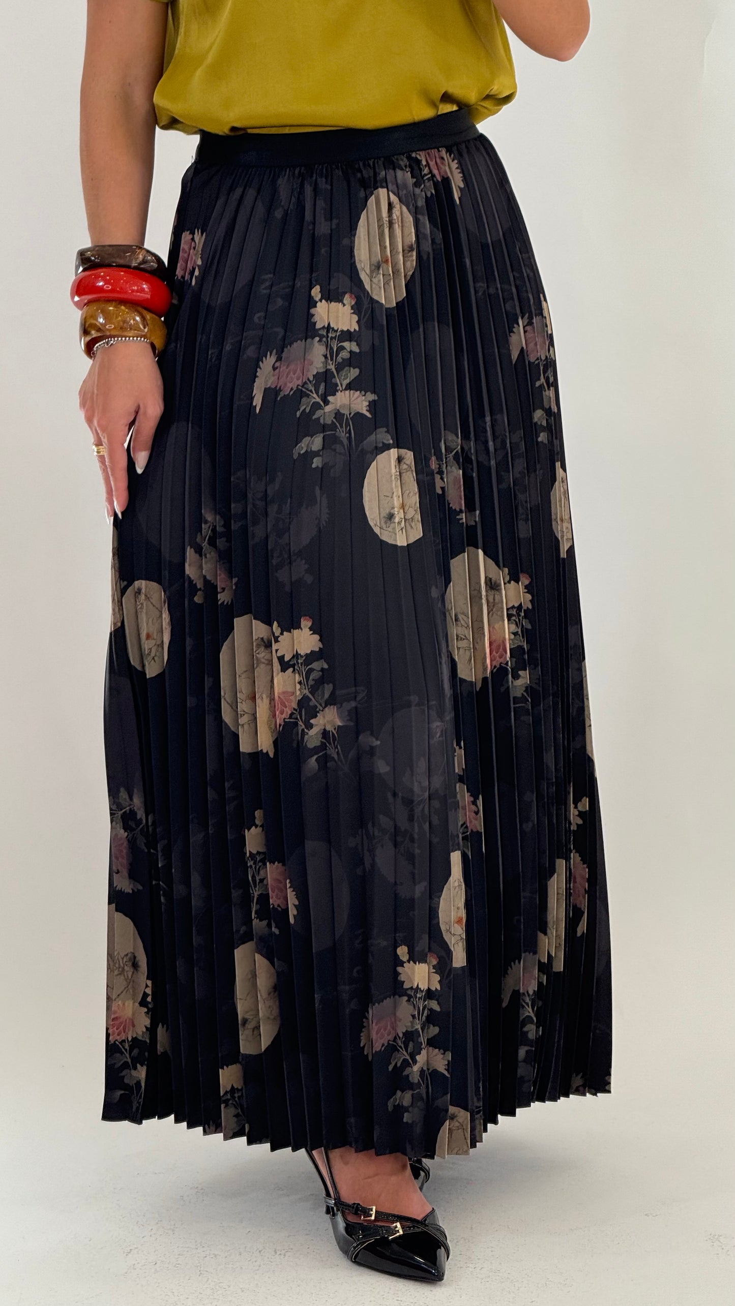 ANONYME Gonna Plissé Shines