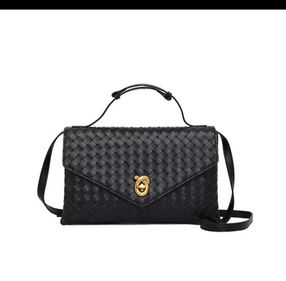 Borsa EcoPelle Knot Nera