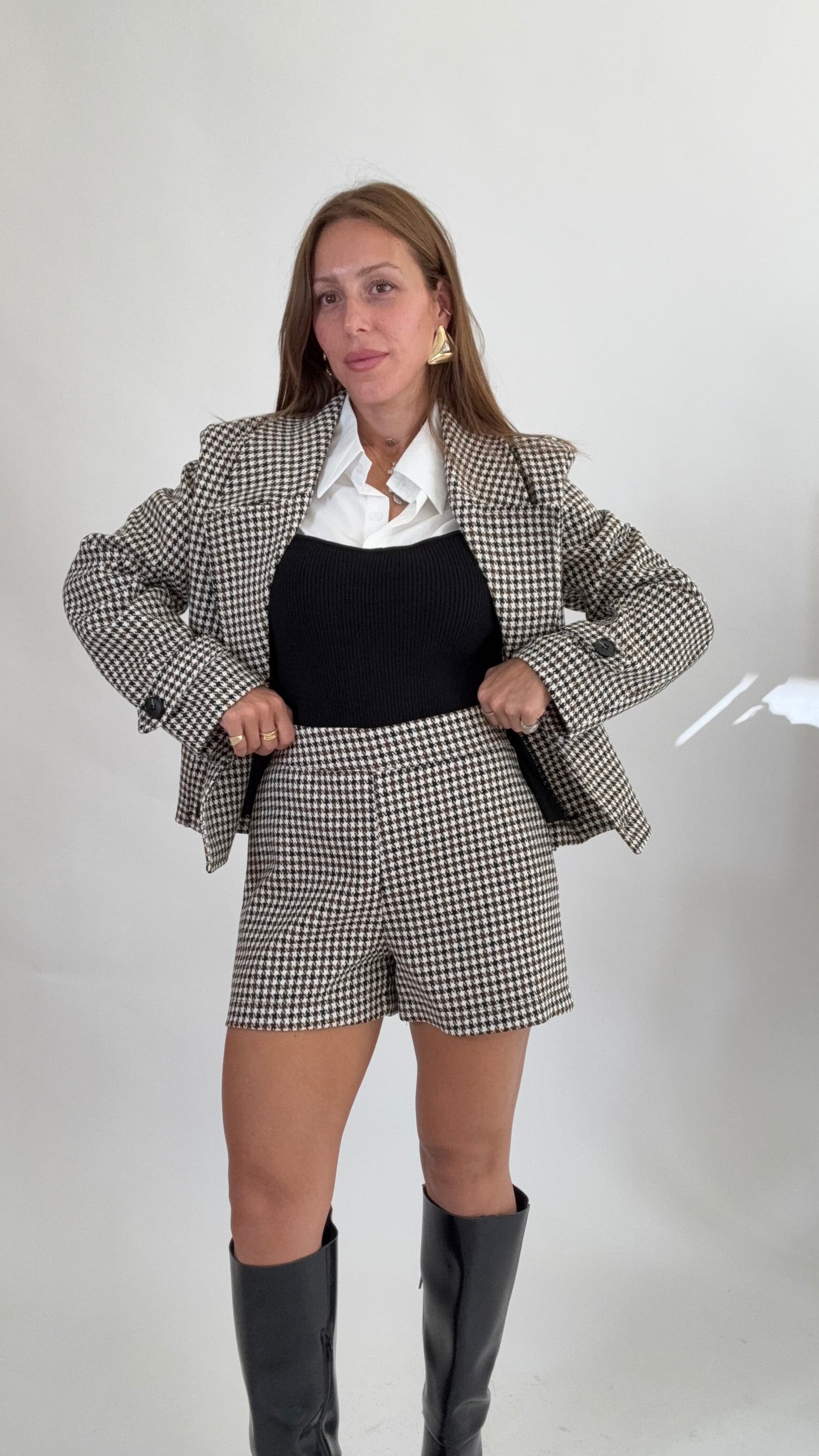 Shorts Pied de Poule