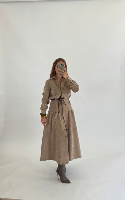 PLEASE Abito midi Velluto