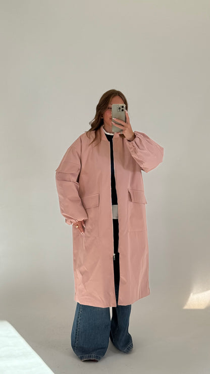 Bomber Oversize Collage Rosa