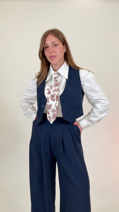 PLEASE Gilet Blu