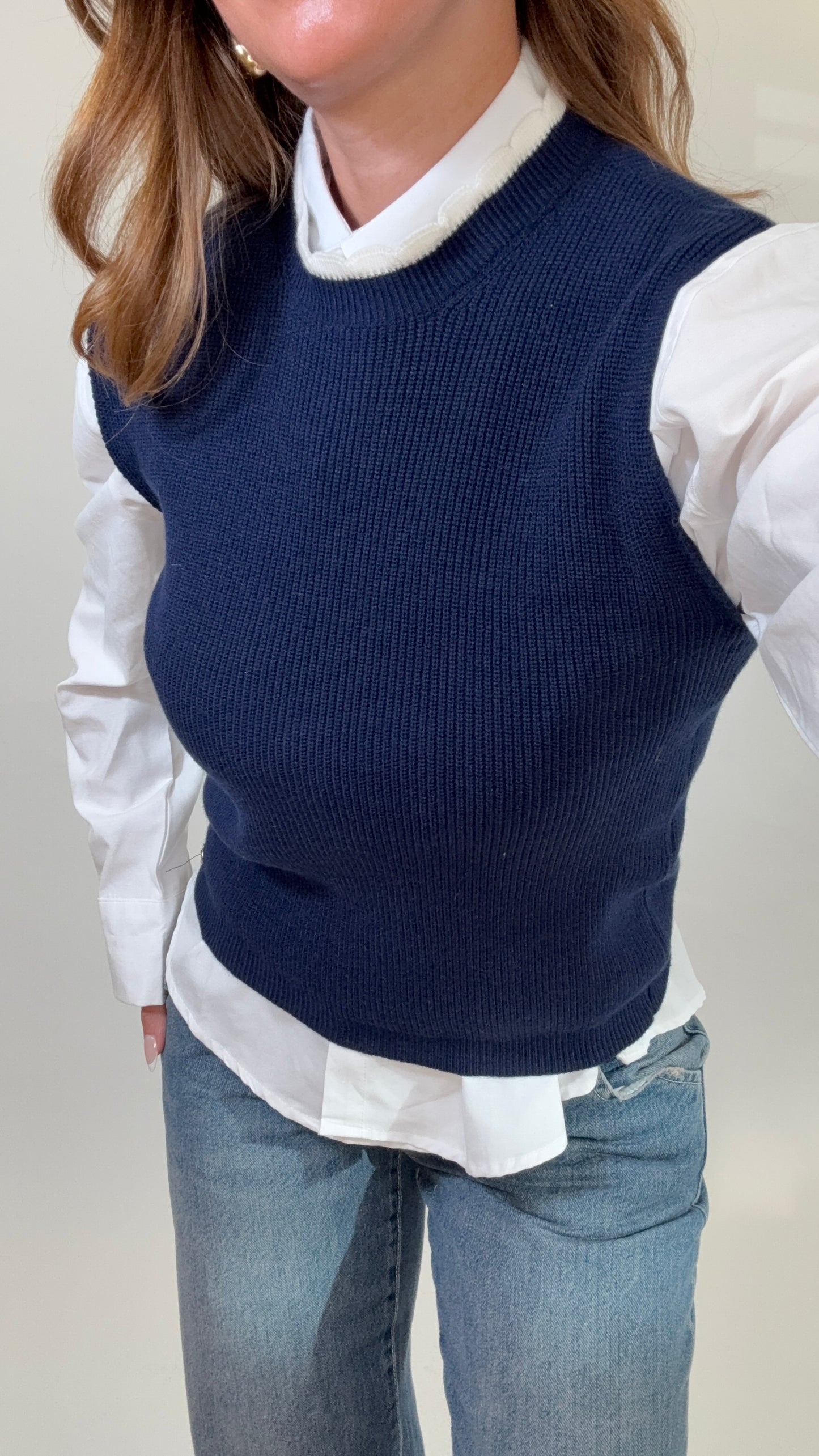 PLEASE Gilet in maglia