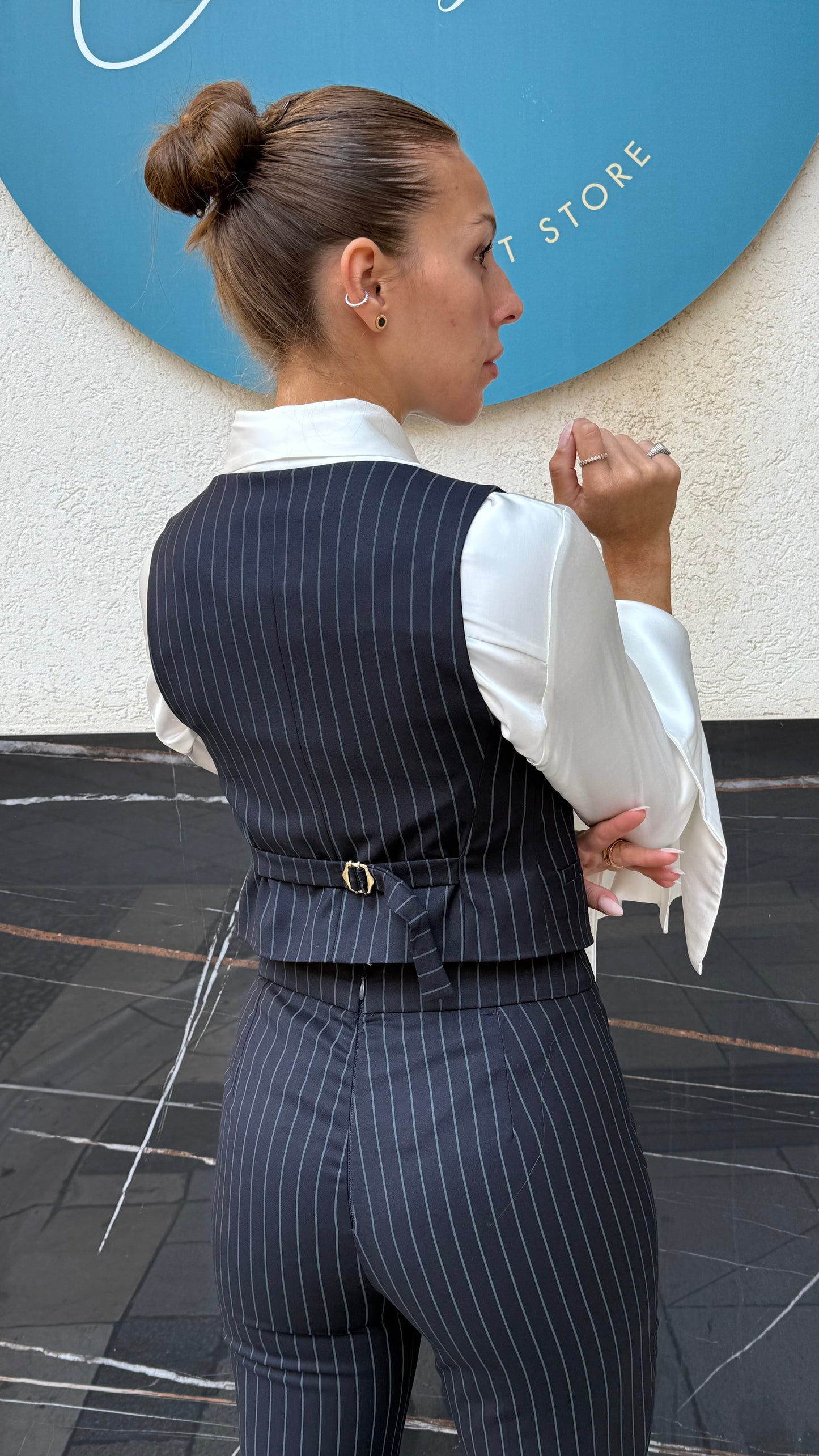 KOSTUMN1 Panciotto Gessato