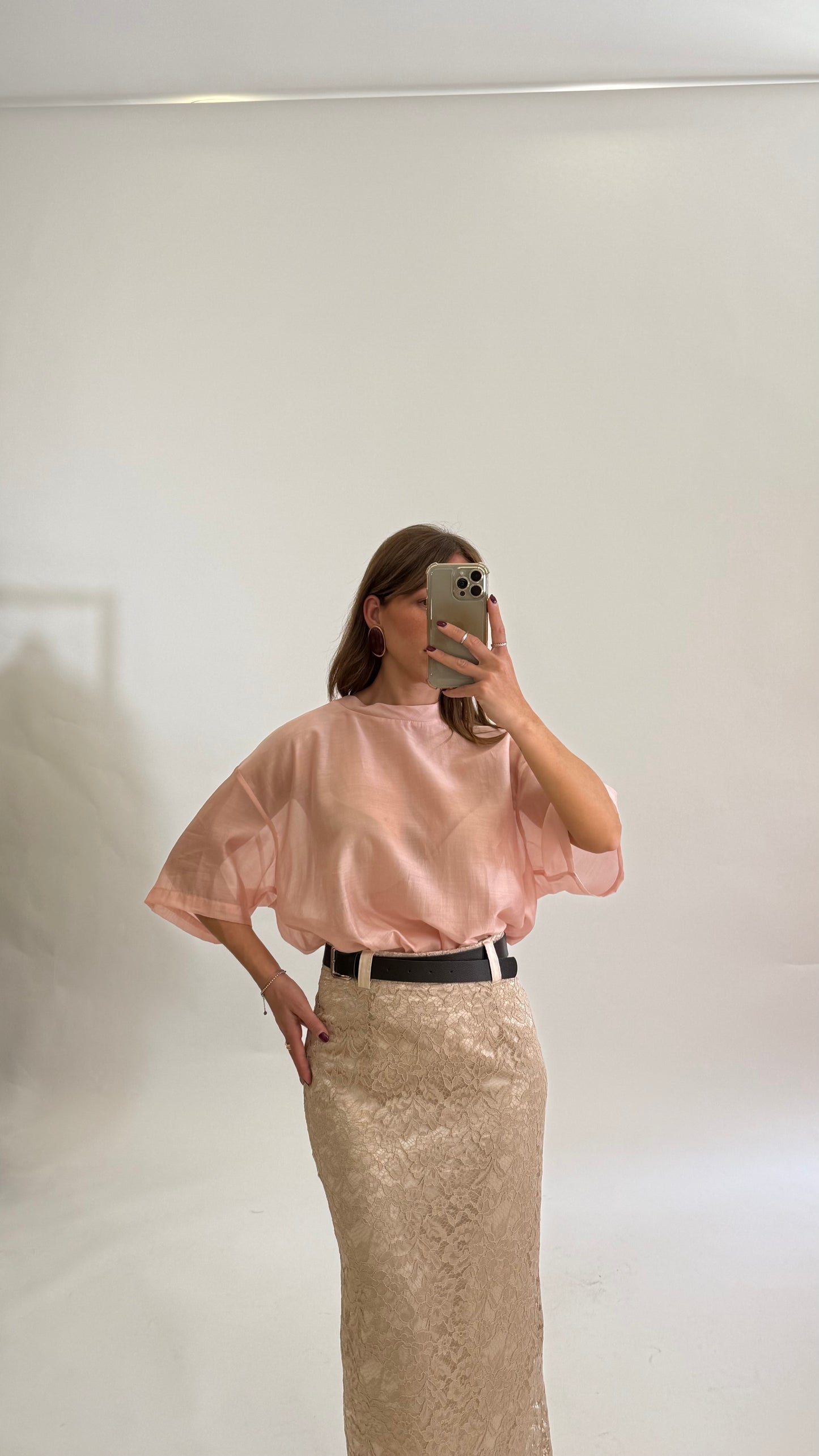KOSTUMN1 T-shirt in Organza "più colori"