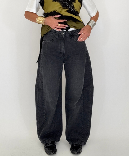 PLEASE Jeans Grigio Baggy/Balloon