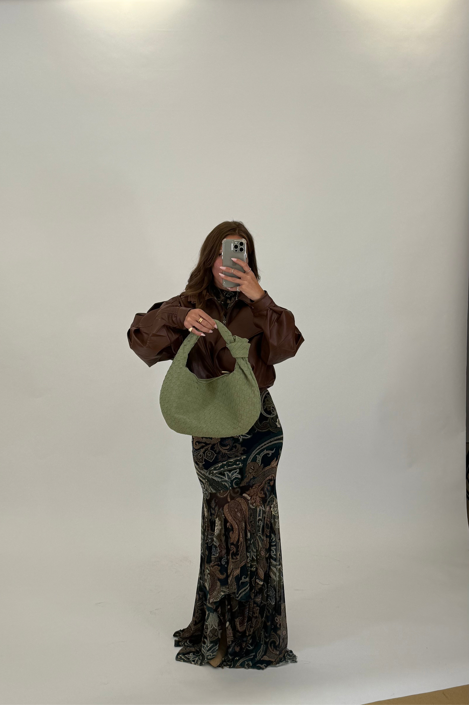Borsa EcoSuede Big Jo Matcha