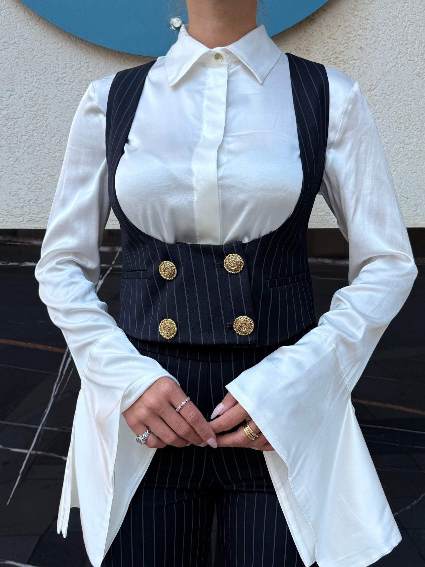 KOSTUMN1 Panciotto Gessato