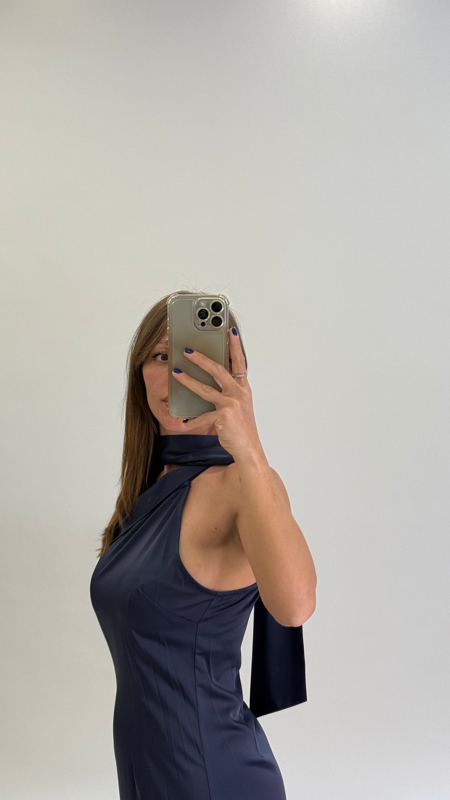 ANONYME Elegant Longdress Blue