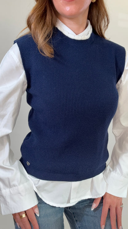 PLEASE Gilet in maglia