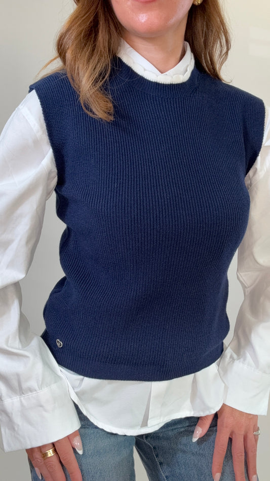 PLEASE Gilet in maglia