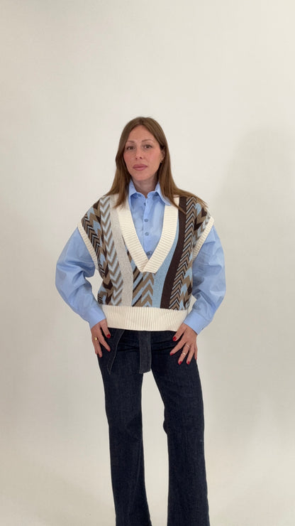 HAVONE Gilet Jacquard