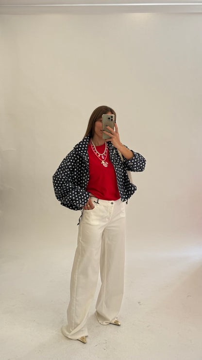 PLEASE Jeans Flare/BootCut Bianco