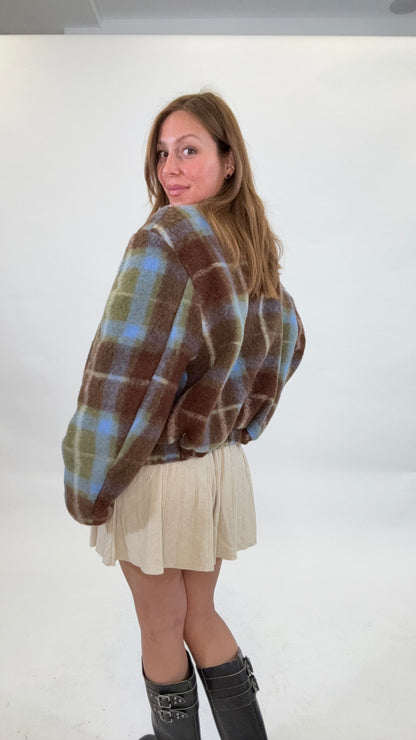 Giubbotto Bomber Nordic Check