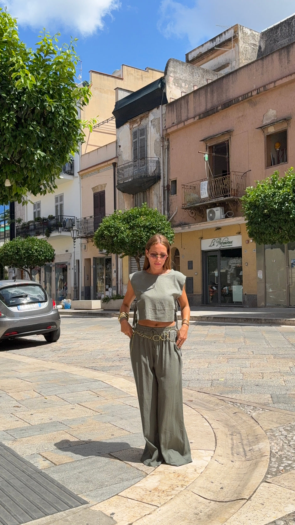 Coordinato Ester Verde Militare