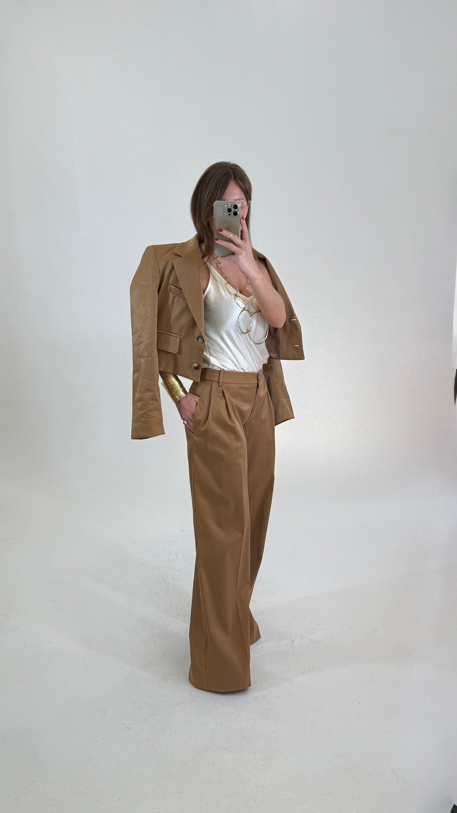 HAVEONE Pantalone Tabacco