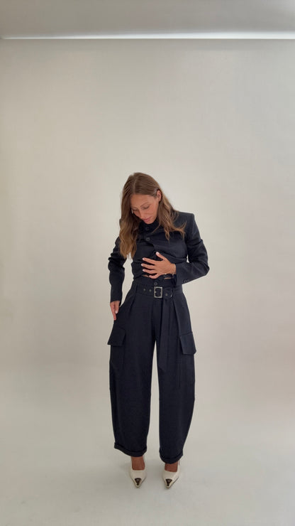 HAVEONE Pantaloni Cargo Blu