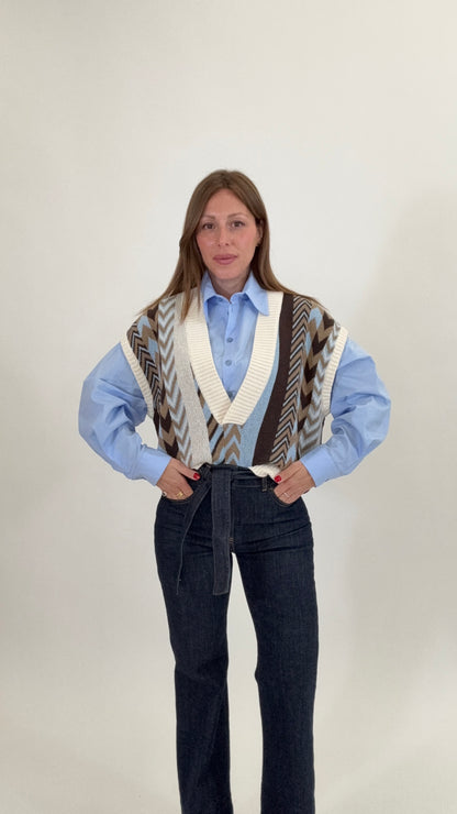 HAVONE Gilet Jacquard