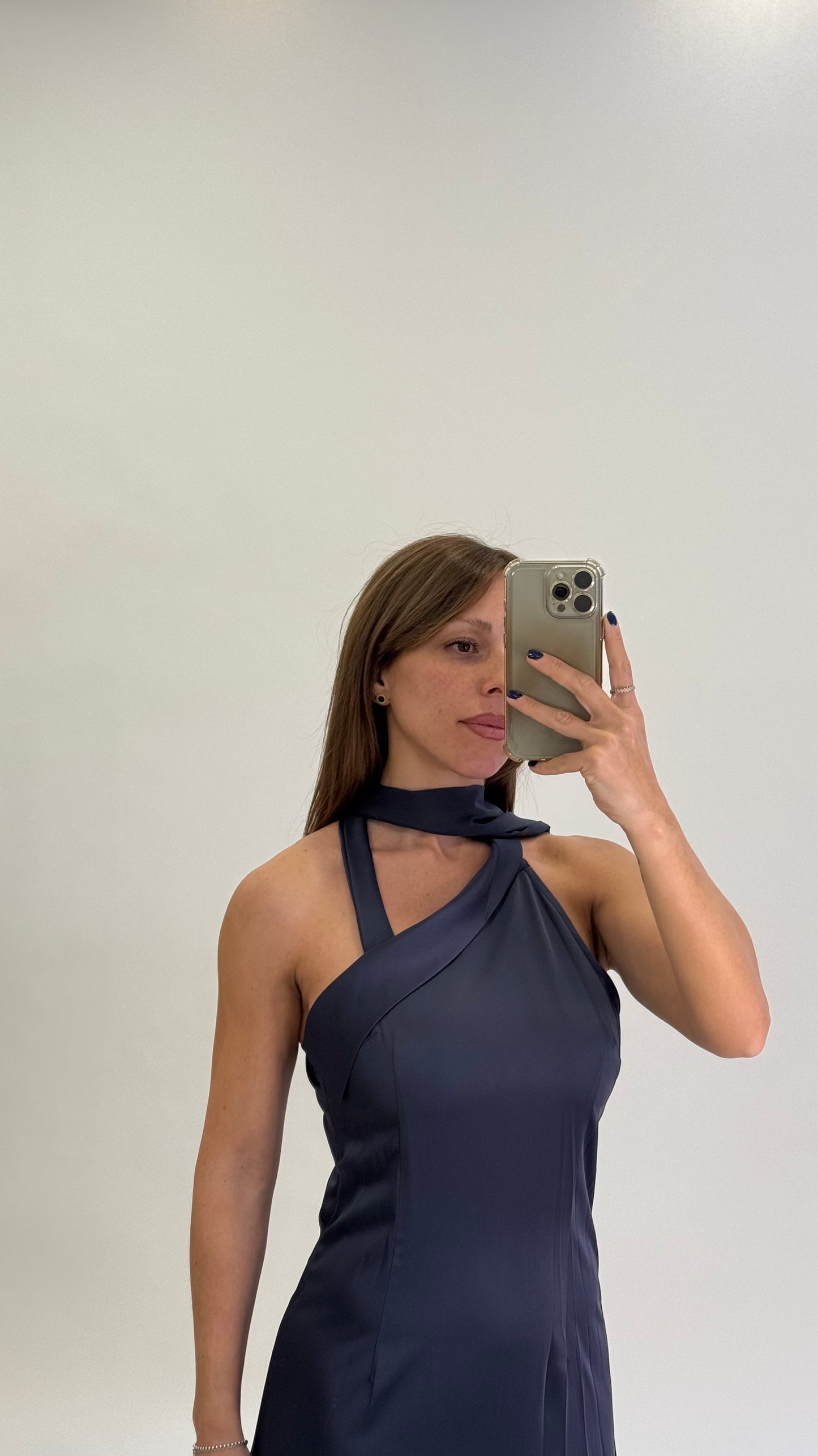 ANONYME Elegant Longdress Blue