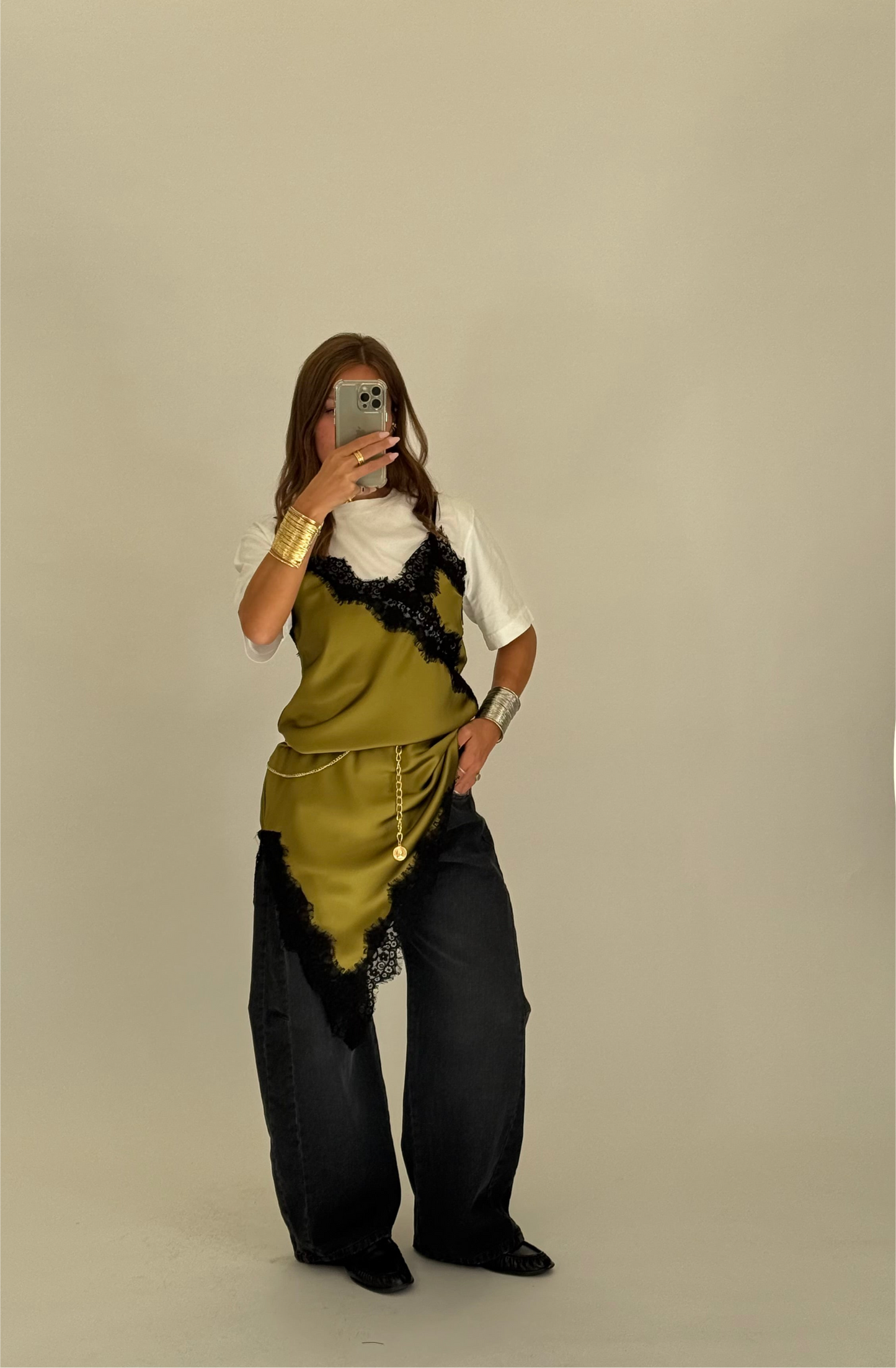 PLEASE Jeans Grigio Baggy/Balloon