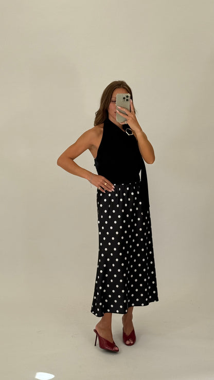 HAVEONE Gonna midi Pois