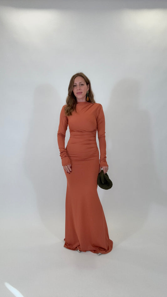 KOSTRUMN1 Abito Avery Bruciato