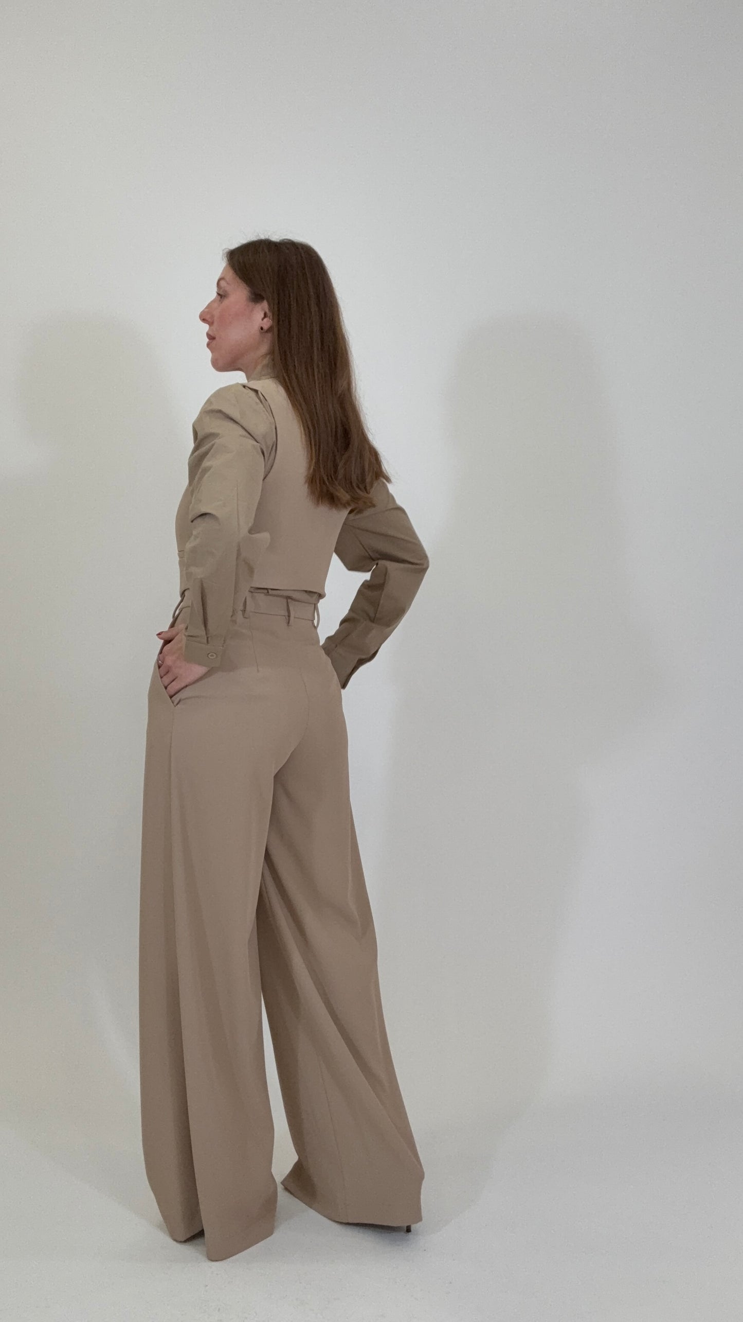 PLEASE Gilet Beige