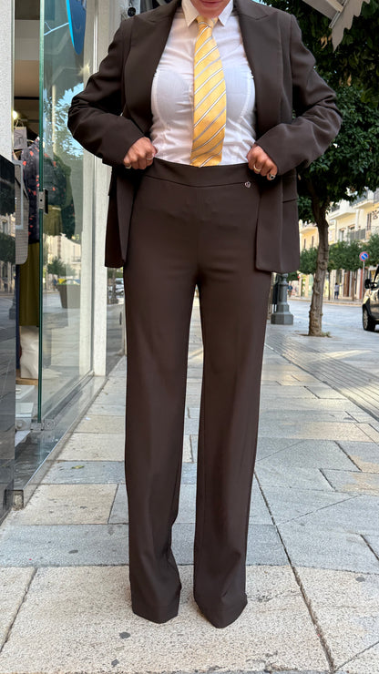 PLEASE Pantalone Marrone