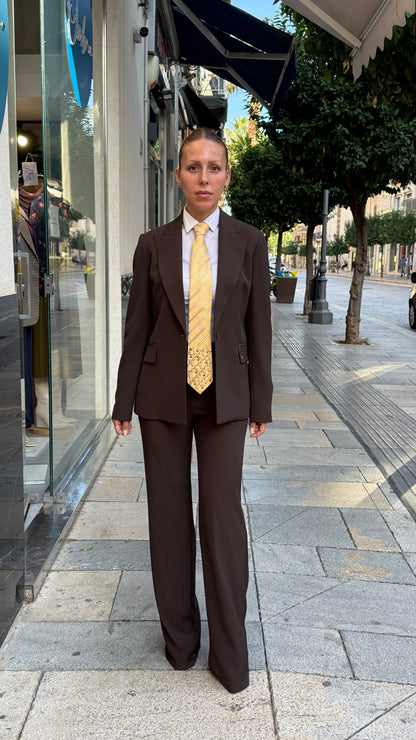 PLEASE Pantalone Marrone