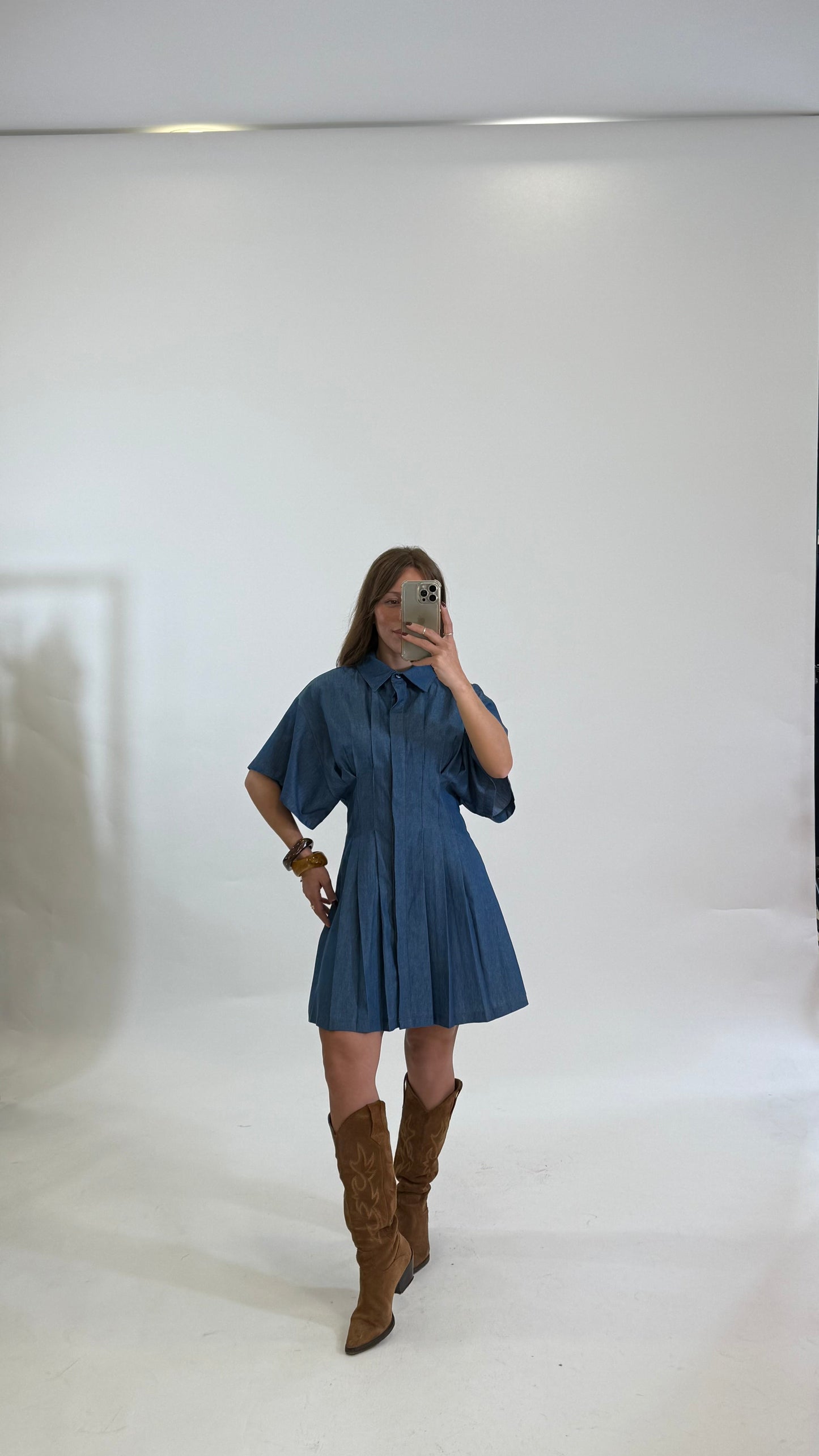 KOSTUMN1 Abitino Chambray Denim