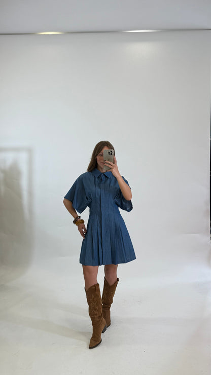 KOSTUMN1 Abitino Chambray Denim